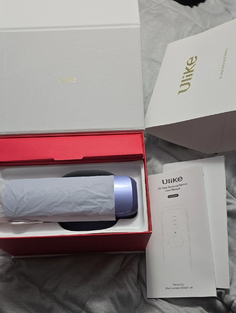 Ulike Air3 IPL Hair Remover Device Set - In Box Never Used